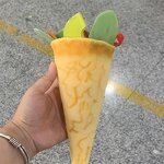 Crepe Model Manufacturer - OEM Custom Avocado Shrimp Hand Held