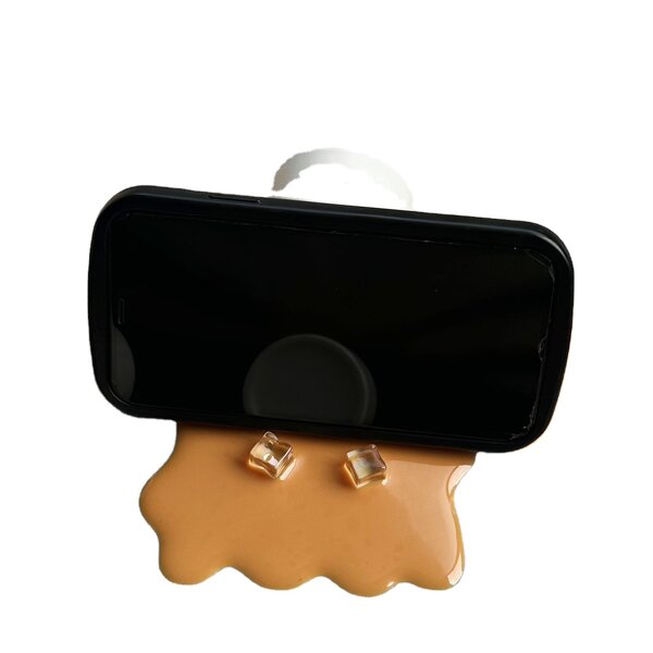 Coffee Liquid Model Manufacturer - OEM Custom Spilled Latte Phone Holder