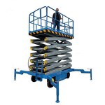 Electric Scissor Lift Factory - OEM 4-18M 300KG Hydraulic Mobile Aerial Platform