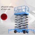 Electric Scissor Lift Factory - OEM 4-18M 300KG Hydraulic Mobile Aerial Platform