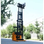 Seated Type Reach Electric Stacker Manufacturer - OEM CQD 24V 1-1.2 Ton 5-6 Meter