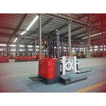 Double Scissor Lifter Manufacturer - OEM 1-2.5Ton Wide Leg Stacker Electric Pallet