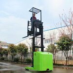Electric Order Picker Forklift Manufacturer - OEM Economical Price 1ton Optional Lithium