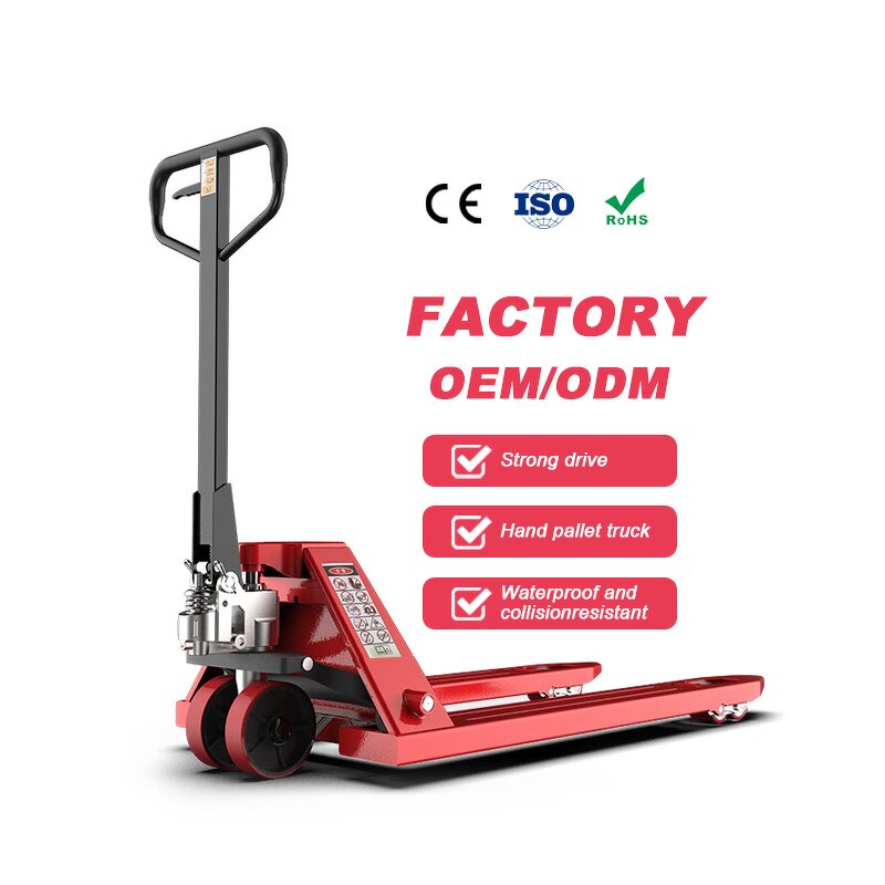 Hand Pallet Truck Manufacturer - OEM High Quality Pu Nylon Wheel 2-5ton Jack
