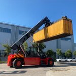 Diesel Electric Container Reach Stacker Manufacturer - OEM 45 Tons Port Crane