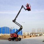 Electric Articulated Telescopic Arm Lift Manufacturer - OEM Reach 22m 230kg Load CE