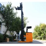 Seated Type Reach Electric Stacker Manufacturer - OEM CQD 24V 1-1.2 Ton 5-6 Meter