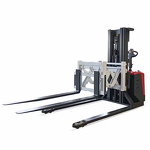Double Scissor Lifter Manufacturer - OEM 1-2.5Ton Wide Leg Stacker Electric Pallet
