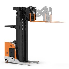 Reach Electric Stacker Manufacturer - OEM Best Selling 3 Stage Mast 1500kg 5M