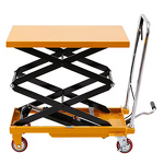 Hydraulic Lift Table Manufacturer - OEM 150-1000KG Manual Lift Table Scissor Cart