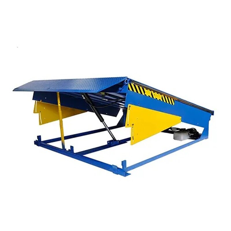 Warehouse Dock Leveler Manufacturer - OEM Lip Shape Yard Ramp 10T Hydraulic Tons
