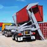 Side Lifter Container Lifting Trailer Factory - OEM 20-40FT 37-45 Ton 3 Axle