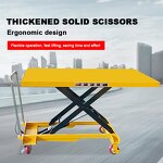 Hydraulic Lift Table Manufacturer - OEM 150-1000KG Manual Lift Table Scissor Cart