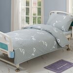 Reusable Hospital Bed Sheet Set Factory - OEM 3-Piece Printed Polyester Cotton