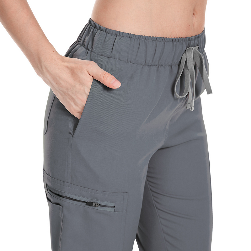 Comfortable Elastic Sports Pants Factory - OEM for Doctors Nurses Straight-Leg Scrubs