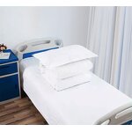 White Twill Bed Sheet Sets Manufacturer - OEM Wholesale 3-Piece Hospital Home Textile