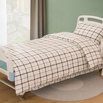 High Quality Hospital Bedding Set Manufacturer - OEM 3-Piece Striped Print Wholesale
