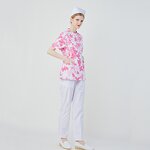 Printed Cotton Doctor Nurse Sets Factory - OEM Medical Clothes Scrubs Women Staff