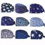 Cute Animal Print Scrub Caps Factory - OEM Cotton Women's for Doctors Comfortable