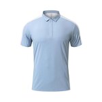 Short-Sleeved Shirt Manufacturer - OEM Contrast Color Quick-Drying for Golf Fitness