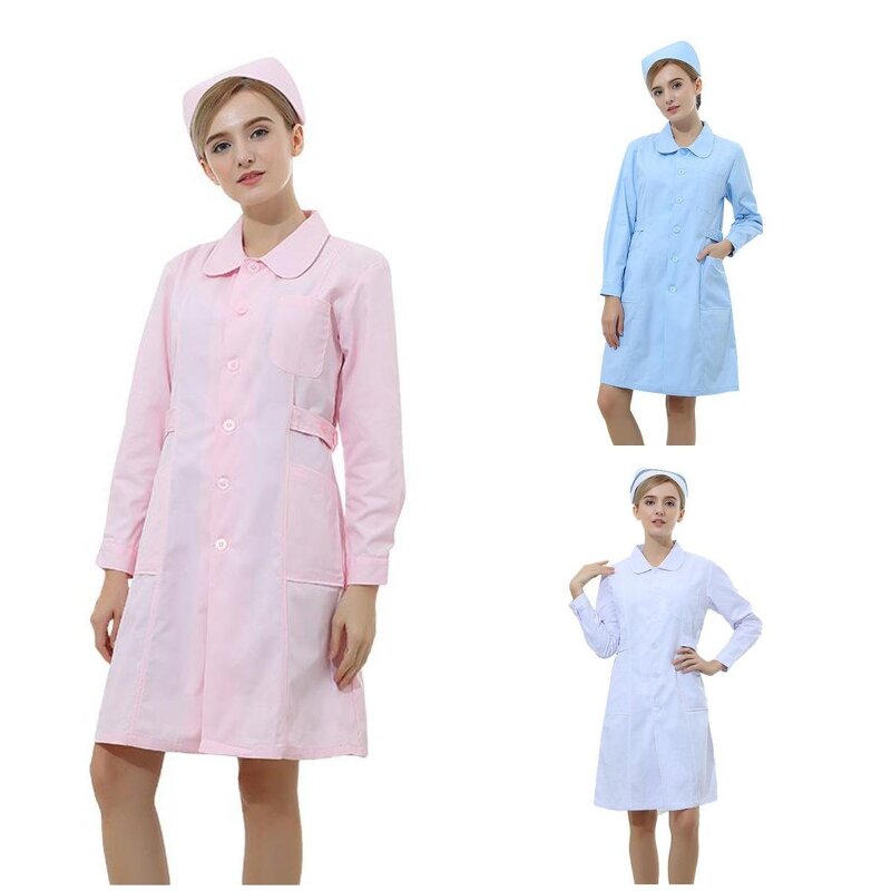 Professional Long Sleeve Lab Coat Manufacturer - OEM High Quality Cotton Blend Durable