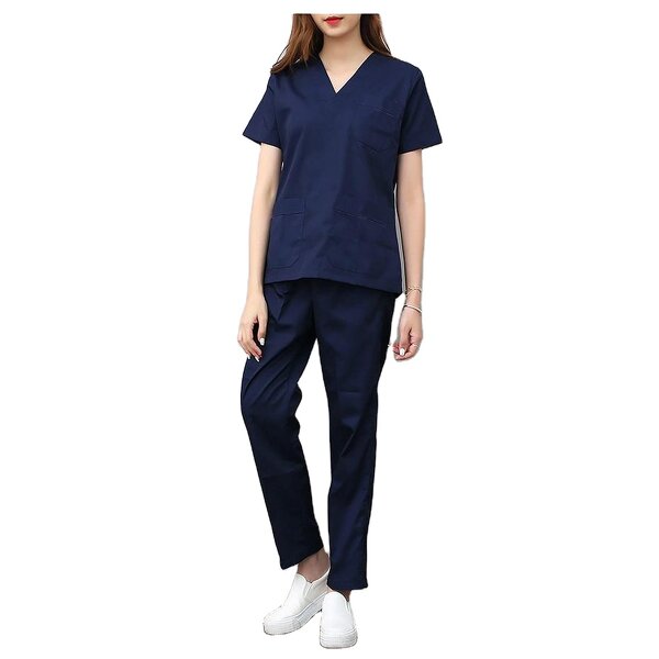 Women's Printed Hospital Uniforms Manufacturer - OEM Comfortable Nurse Scrubs Medical