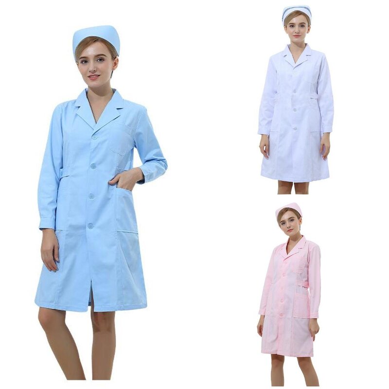 Wholesale Custom Logo Lab Coat Factory - OEM Long Sleeve Medical Uniforms Nursing