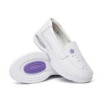 Hospital White Non-slip Shoes Manufacturer - OEM High-top Comfortable Nurse Microfiber