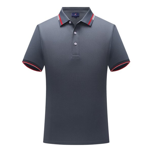 Custom-Made Cotton T-Shirts Factory - OEM Short-Sleeved with Lapels Casual Corporate