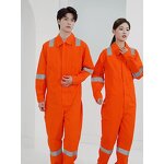 Cotton Overalls Manufacturer - OEM Anti Static Coverall Working Uniform Reflective