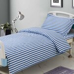 Reusable Hospital Bed Sheet Set Factory - OEM 3-Piece Printed Polyester Cotton