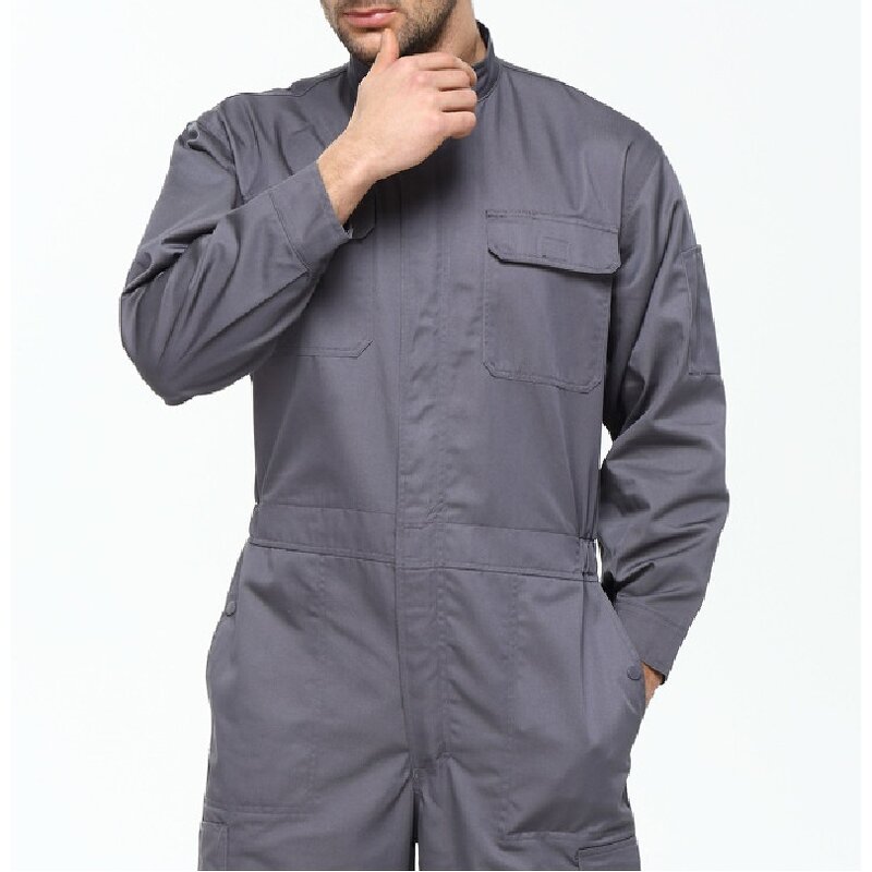 Cotton Polyester Overalls Factory - OEM Anti Static Long Sleeve Coverall Work Wear