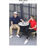 Customized Group Uniform Factory - OEM Casual Cotton Short-Sleeved Lapel Work Clothes