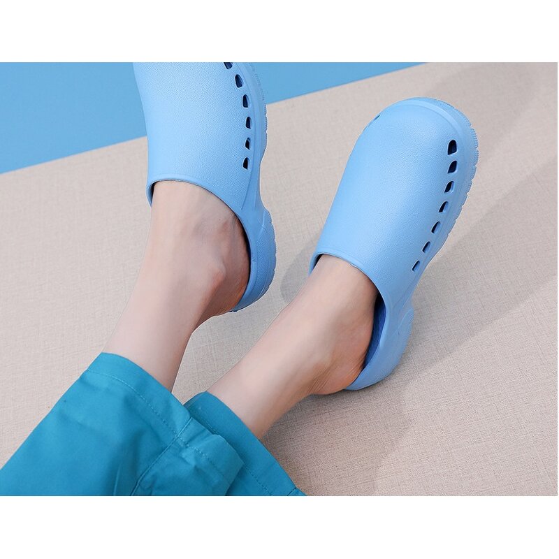 Holes Slippers Manufacturer - OEM Soft-soled Breathable for Operating Room Protective
