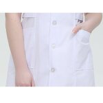 Short-Sleeve Women's Medical Lab Coat Factory - OEM High Quality with Custom Logo
