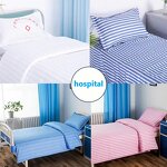 Hospital Bed Sheet Set Factory - OEM 3-Piece Printed Polyester Cotton Blend