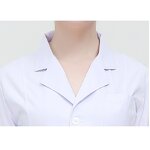 Custom logo Lab Coat Manufacturer - OEM Women Short Sleeves Anti-bacterial Medical