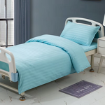 Luxury 3-Piece Hospital Sheets Manufacturer - OEM High Quality Solid Striped Polyester