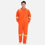 Reflective Safety Clothes Factory - OEM Custom Logo Breathable Cotton Construction Overalls