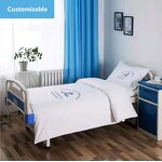 White Twill Bed Sheet Sets Manufacturer - OEM Wholesale 3-Piece Hospital Home Textile