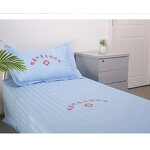 Factory Price Bed Sheets Set Factory - OEM 100% Cotton Solid Striped Woven Home