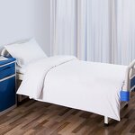 White Twill Bed Sheet Sets Manufacturer - OEM Wholesale 3-Piece Hospital Home Textile