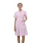 Custom logo Lab Coat Manufacturer - OEM Women Short Sleeves Anti-bacterial Medical