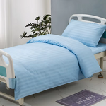 Luxury 3-Piece Hospital Sheets Manufacturer - OEM High Quality Solid Striped Polyester