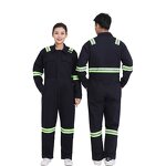 Reflective Safety Clothes Factory - OEM Custom Logo Breathable Cotton Construction Overalls