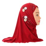 Muslim Scarf Factory - OEM Custom Ice Silk Kids Full Cover Hijab
