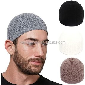 Kufi Hat Manufacturer - OEM Custom Unisex Knitted Islamic Prayer