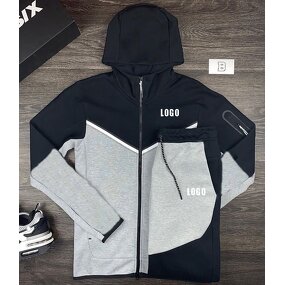 Tracksuit Manufacturer - OEM Custom Tech Fleece Polyester Cotton Set