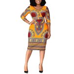 Maxi Dress Factory - OEM Custom Big Elastic African Dashiki Print