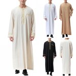 Men Thobe Manufacturer - OEM Wholesale Islam Stand Collar Embroidered